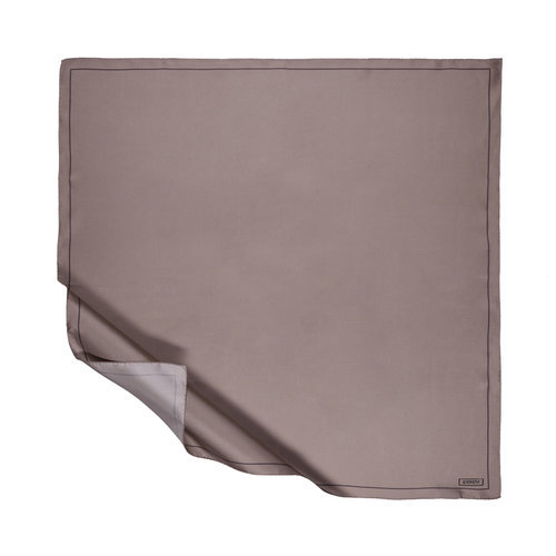 Dark Stone Frame Silk Twill Scarf