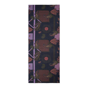 Denim Blue Palace Way Print Tencel Scarf - Thumbnail