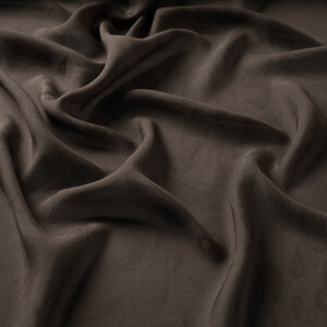 شال الفصول الأربعة تصميم بيزلي لون بني غامق - Thumbnail