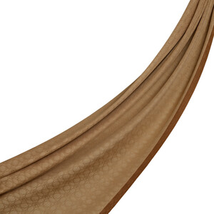 ipekevi - All Seasons Honey Foam Monogram Scarf
