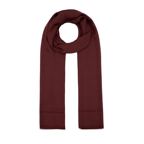 Dört Mevsim Bordo Mini Seljuk Monogram Şal