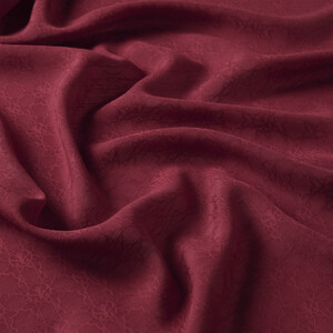 شال الفصول الأربعة مونغرام لون بوردو - Thumbnail