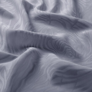 Dört Mevsim Buz Beyazı Zebra Desenli Monogram Şal - Thumbnail