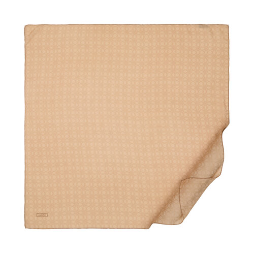 Dört Mevsim Camel Monogram Eşarp