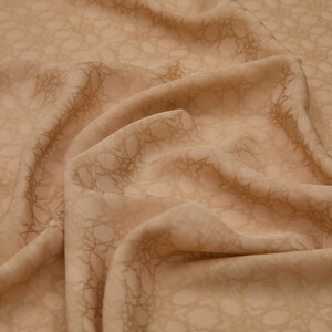 ipekevi - Dört Mevsim Camel Monogram Eşarp (1)