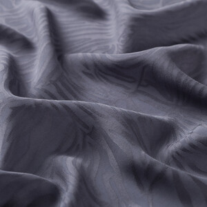 Dört Mevsim Gümüş Zebra Desenli Monogram Şal - Thumbnail