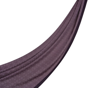 ipekevi - شال الفصول الأربعة مونغرام لون تين أرجواني