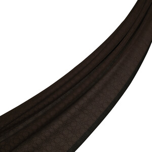 ipekevi - شال الفصول الأربعة مونغرام لون كستنائي