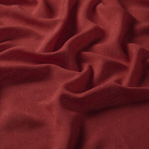 شال الفصول الأربعة مونغرام لون أحمر - Thumbnail