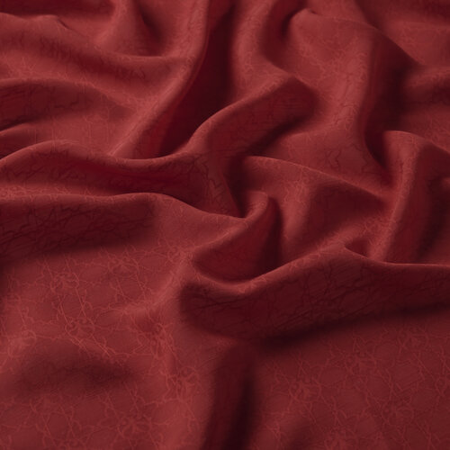 شال الفصول الأربعة مونغرام لون أحمر