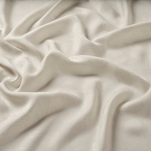 Dört Mevsim Krem Paisley Monogram Şal 