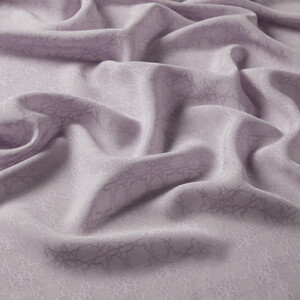 شال الفصول الأربعة مونغرام لون ليلكي فاتح - Thumbnail