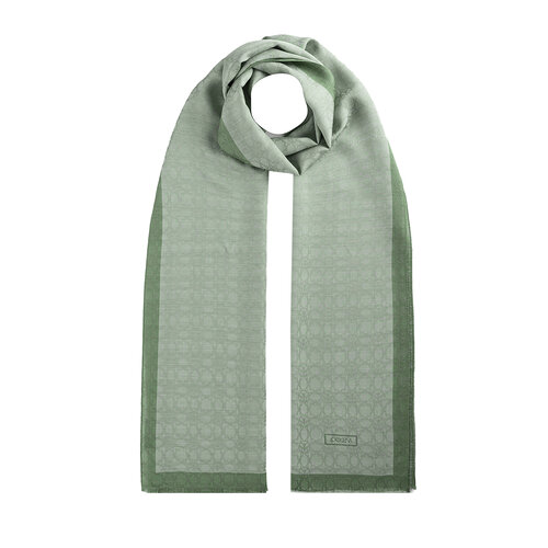 Dört Mevsim Mint Yeşili Monogram Şal