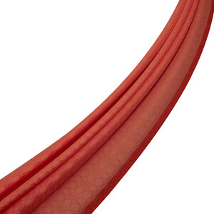 ipekevi - شال الفصول الأربعة مونغرام لون برتقالي غامق