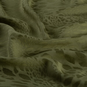 Dört Mevsim Osmanlı Yeşili Vahra Desenli Şal - Thumbnail