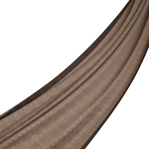 شال الفصول الأربعة مونغرام لون أرجواني ضبابي