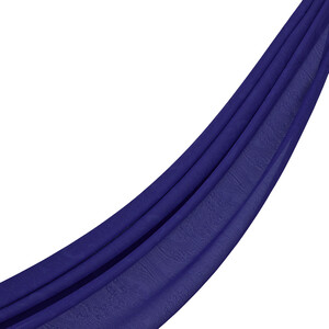 ipekevi - Dört Mevsim Saks Mavisi Gökgülü Desenli Şal