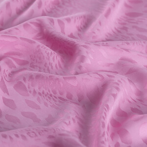 Dört Mevsim Şeker Pembe Vahra Desenli Şal - Thumbnail