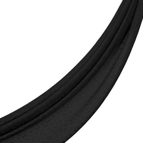 Dört Mevsim Siyah Leopar Desenli Monogram Şal