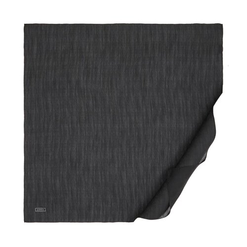 Dört Mevsim Siyah Monogram Eşarp