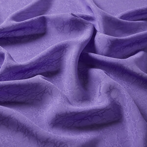 شال الفصول الأربعة مونغرام لون بنفسجي فيوليت - Thumbnail