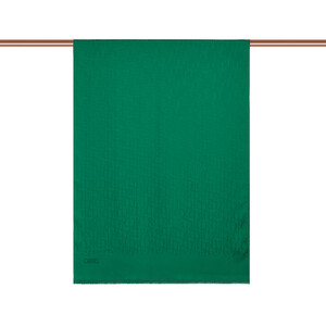 ipekevi - Dört Mevsim Zümrüt Yeşili İE Monogram Şal (1)