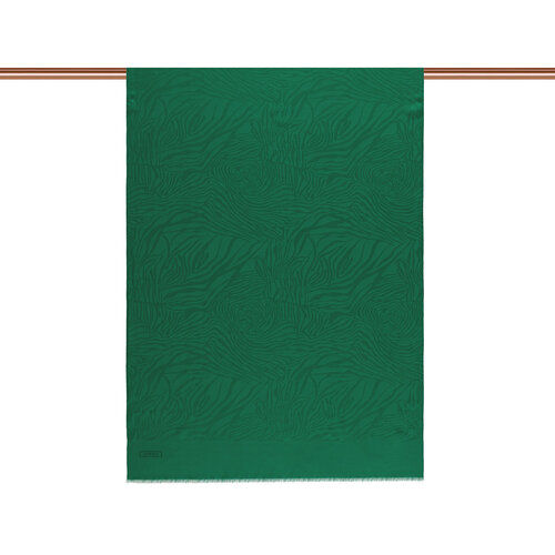 All Seasons Emerald Zebra Print Monogram Scarf