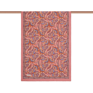 Dry Rose Armoni Print Tencel Scarf - Thumbnail