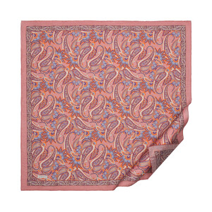 Dry Rose Armoni Print Tencel Scarf - Thumbnail