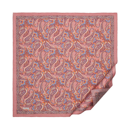 Dry Rose Armoni Print Tencel Scarf