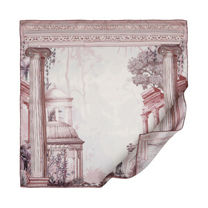 ipekevi - Dry Rose Coffee Riviera Twill Silk Scarf