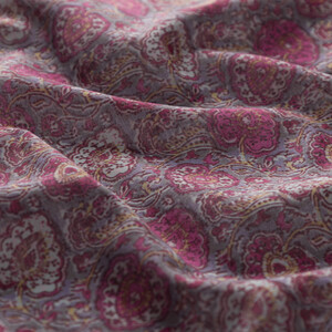 Dry Rose Emerald Garden Cotton Scarf - Thumbnail