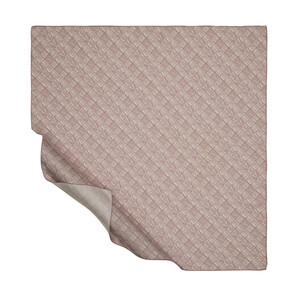 Dry Rose Ethnic Monogram Twill Sil Scarf Model 01 - Thumbnail