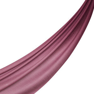 Dry Rose Gradient Wool Silk Scarf - Thumbnail