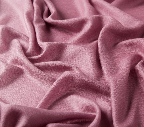 Dry Rose Gradient Wool Silk Scarf