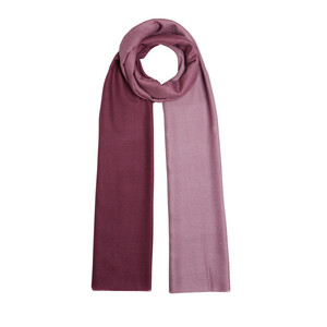 Dry Rose Gradient Wool Silk Scarf - Thumbnail