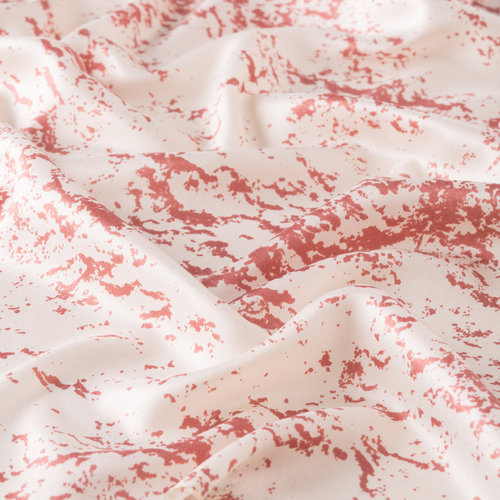 Dry Rose Marble Print Silk Scarf