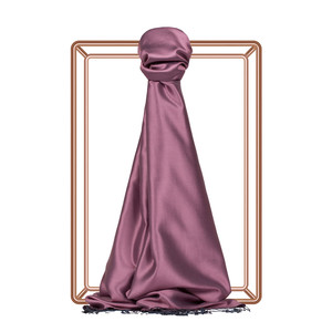 Dry Rose Reversible Silk Scarf - Thumbnail