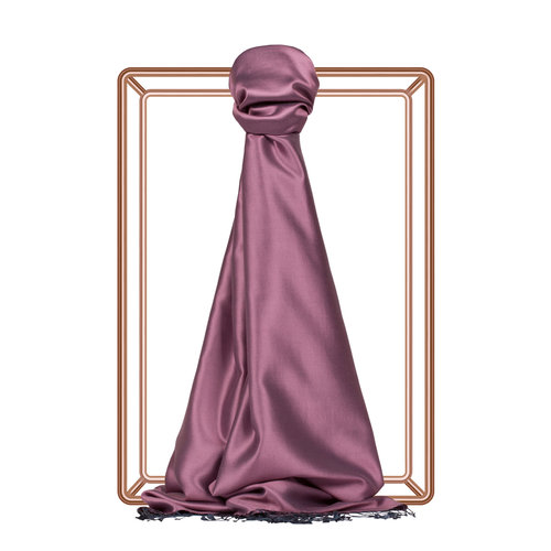 Dry Rose Reversible Silk Scarf