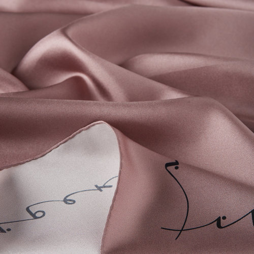 Dry Rose Signature Silk Twill Scarf