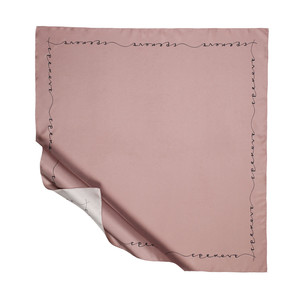 Dry Rose Signature Silk Twill Scarf - Thumbnail