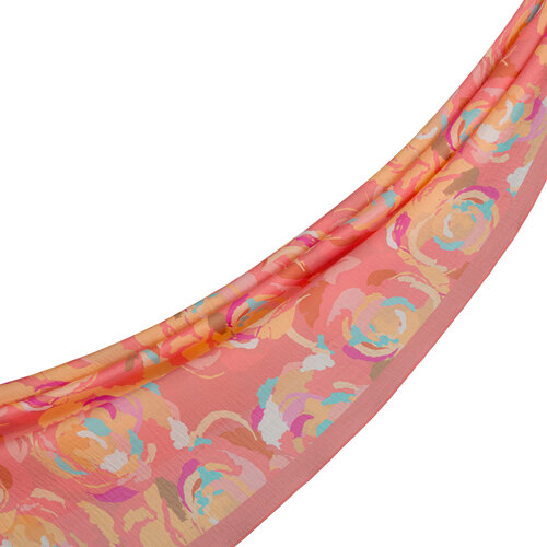 Dry Rose Soulful Blooms Tencel Print Scarf