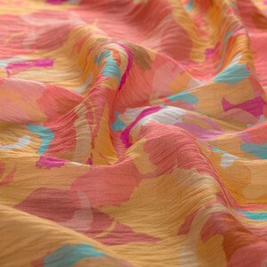 Dry Rose Soulful Blooms Tencel Print Scarf - Thumbnail