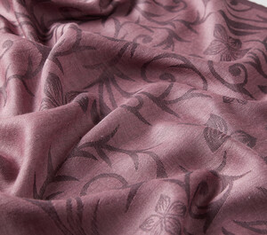 Dry Rose Vine Garden Print Scarf - Thumbnail