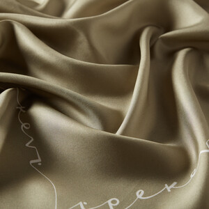 Duck Green Signature Silk Twill Scarf - Thumbnail