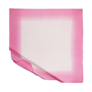 Dusty Pink Gradient Silk Scarf - Thumbnail
