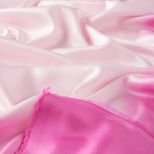Dusty Pink Gradient Silk Scarf