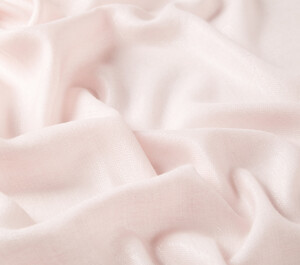 Dusty Pink Lurex Wool Silk Scarf - Thumbnail
