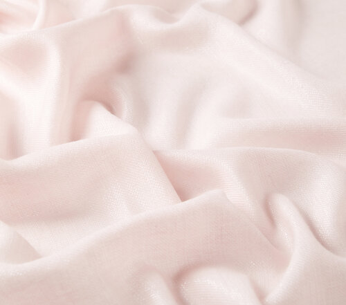 Dusty Pink Lurex Wool Silk Scarf