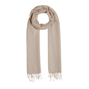 ipekevi - Dusty Pink Plain Cotton Silk Scarf (1)